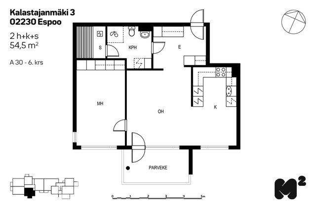 Vuokra-asunto Espoo Matinkylä Kaksio