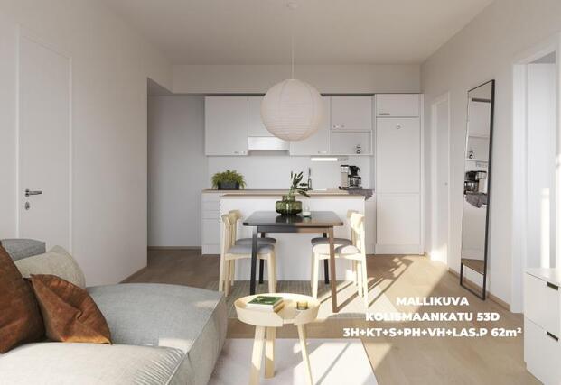 Vuokra-asunto Tampere Rahola Kaksio