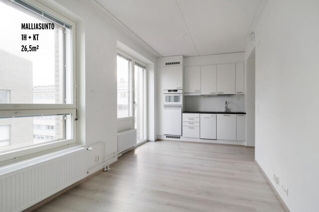 Vuokra-asunto Helsinki Vallila Yksiö Virtuaalistailaus