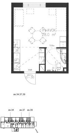 Rental Lappeenranta  1 room -