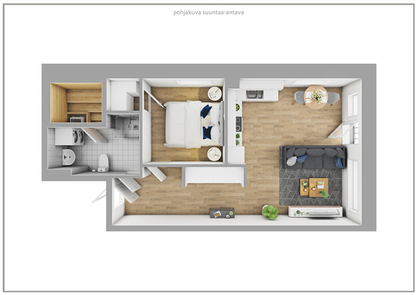 Rental Vantaa Martinlaakso 2 rooms -