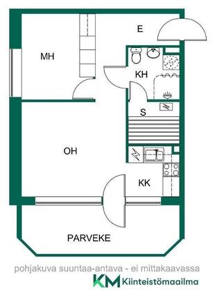Rental Oulu Talonpojankangas 2 rooms
