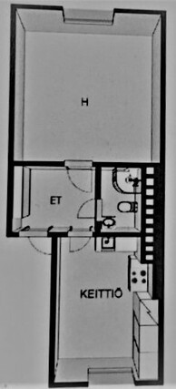 Rental Tampere Nekala 1 room