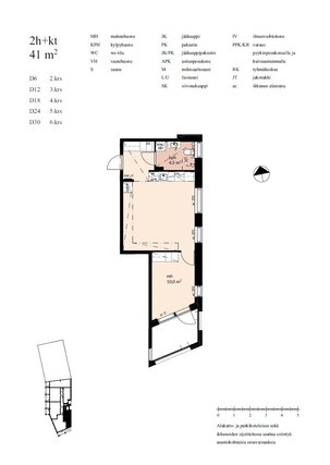 Rental Vantaa Aviapolis 2 rooms Yleiskuva