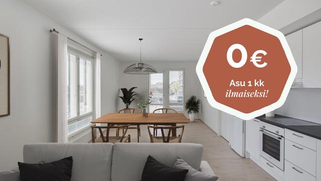 Vuokra-asunto Turku Kirstinpuisto 4 huonetta Avara koti lähellä Turun keskustaa!
