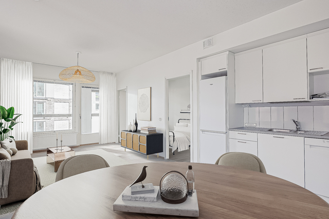 Rental Helsinki Herttoniemi 3 rooms -