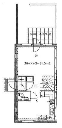 Asumisoikeusasunto Riihimäki Hirsimäki 3 huonetta
