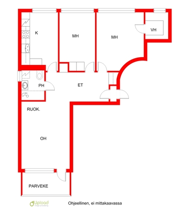 Rental Seinäjoki Keskusta 3 rooms