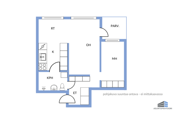 Rental Huittinen  2 rooms