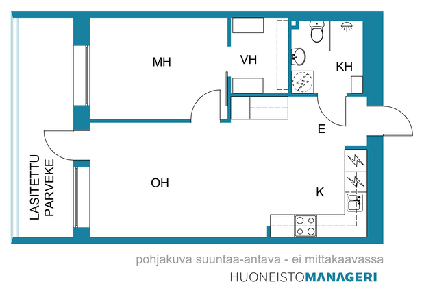 Vuokra-asunto Espoo Tapiola Kaksio