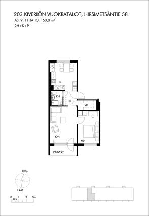 Rental Lahti Kiveriö 2 rooms