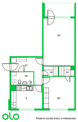 Rental Loviisa Määrlahti 2 rooms Kampanja