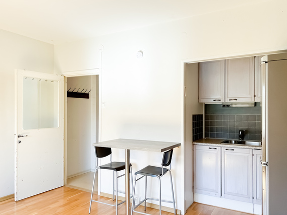 Rental Akaa Viiala 1 room Valoisa ja kompakti koti kauniilla maisemilla varustettuna.