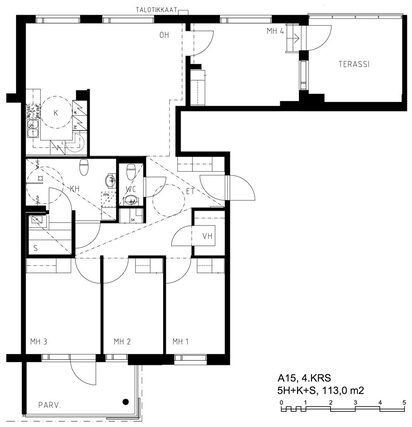 Right of occupancy apartment Vantaa Simonkylä 5 +
