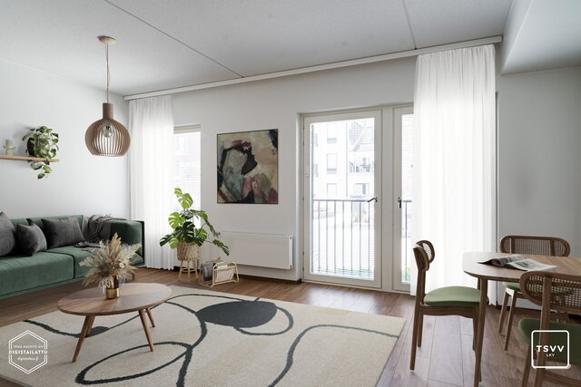 Vuokra-asunto Turku Herttuankulma Kaksio Yleiskuva