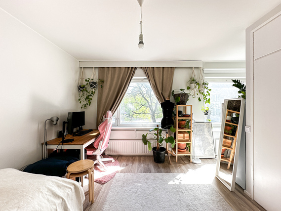 Vuokra-asunto Helsinki Munkkiniemi Yksiö Valoisa ja kotoisa koti hyvällä sijainnilla Munkkiniemessä!