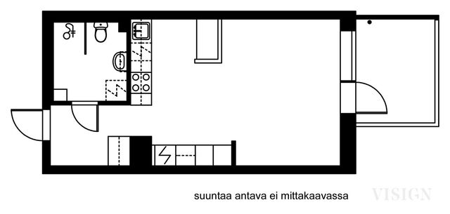 Vuokra-asunto Espoo Matinkylä Yksiö -