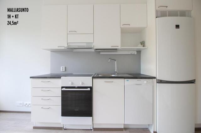 Rental Tampere Santalahti 1 room Pohjakuva