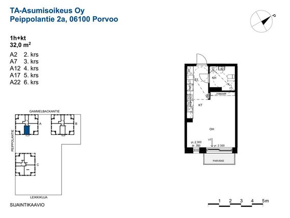 Asumisoikeusasunto Porvoo Näsi Yksiö