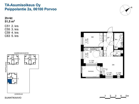 Asumisoikeusasunto Porvoo Näsi Kaksio