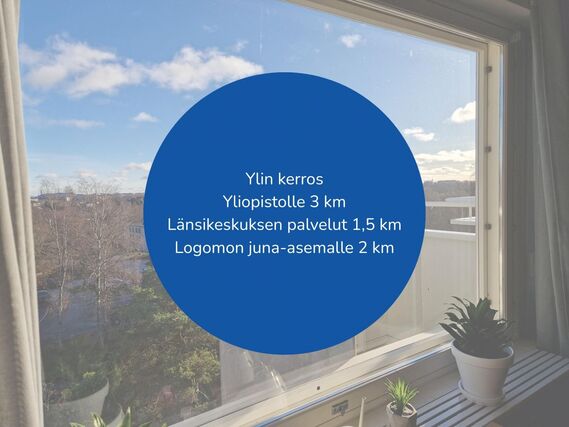 Vuokra-asunto Turku Kähäri Yksiö