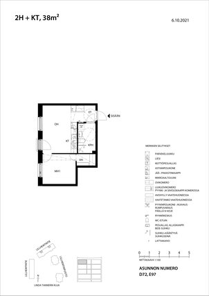 Vuokra-asunto Espoo  Kaksio -
