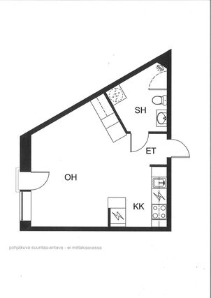 Vuokra-asunto Rovaniemi Keskusta Yksiö