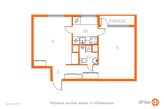 Vuokra-asunto Helsinki Kannelmäki Kaksio