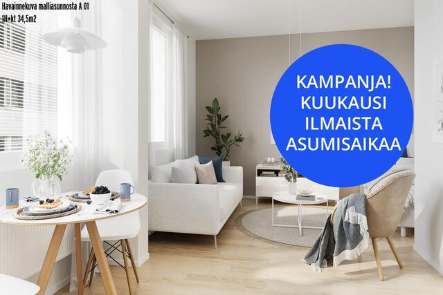 Vuokra-asunto Helsinki Kamppi Yksiö