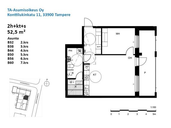 Asumisoikeusasunto Tampere Härmälä Kaksio
