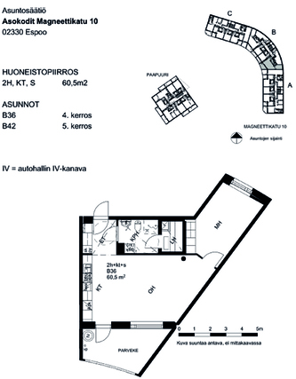 Vuokra-asunto Espoo Saunalahti Kaksio