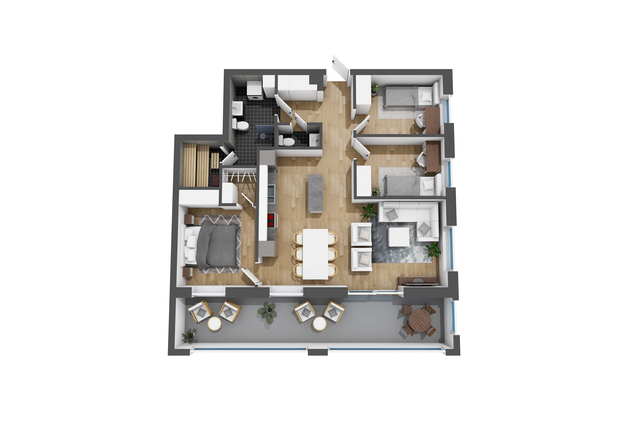 Rental Espoo Leppävaara 4 rooms -