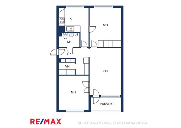 Rental Vantaa Rajatorppa 3 rooms Yleiskuva