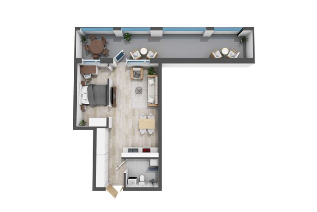 Rental Helsinki Herttoniemi 2 rooms -