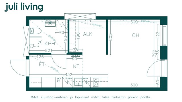 Vuokra-asunto Tampere Tesoma Yksiö