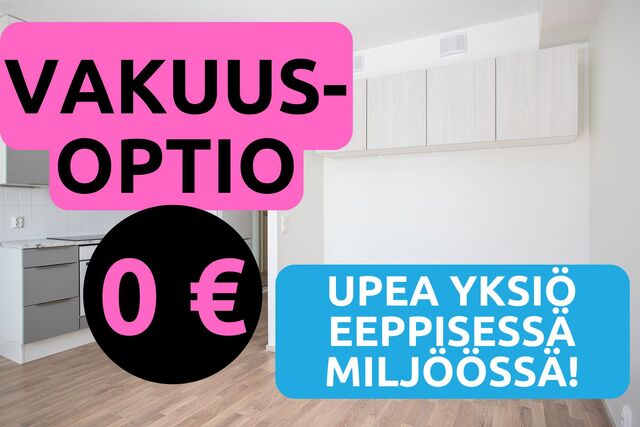 Vuokra-asunto Tampere Vuores Yksiö