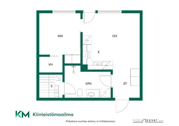 Vuokra-asunto Rovaniemi Keskusta Kaksio