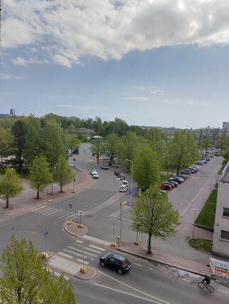 Rental Helsinki Töölö 2 rooms Olohuoneesta etelään