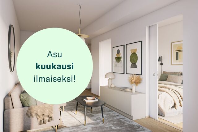 Vuokra-asunto Turku Pukkila 3 huonetta