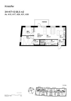 Asumisoikeusasunto Turku  3 huonetta