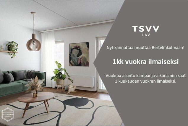 Vuokra-asunto Turku Herttuankulma Kaksio Yleiskuva