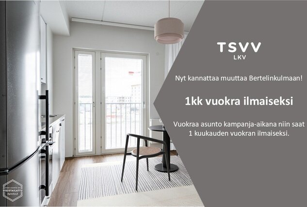 Vuokra-asunto Turku Herttuankulma Yksiö Yleiskuva