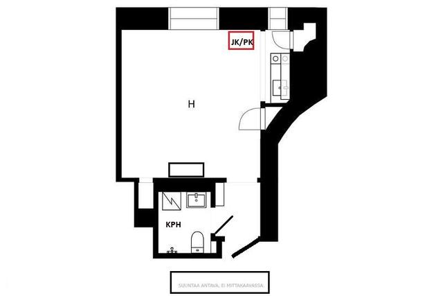 Rental Helsinki Taka-Töölö 1 room Julksivu
