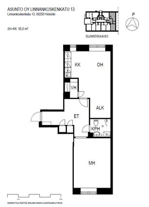 Rental Helsinki Töölö 2 rooms Kampanja