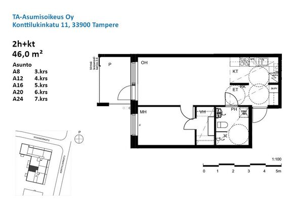 Right of occupancy apartment Tampere Härmälä 2 rooms