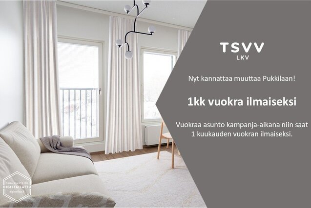 Vuokra-asunto Turku Pukkila Yksiö Yleiskuva