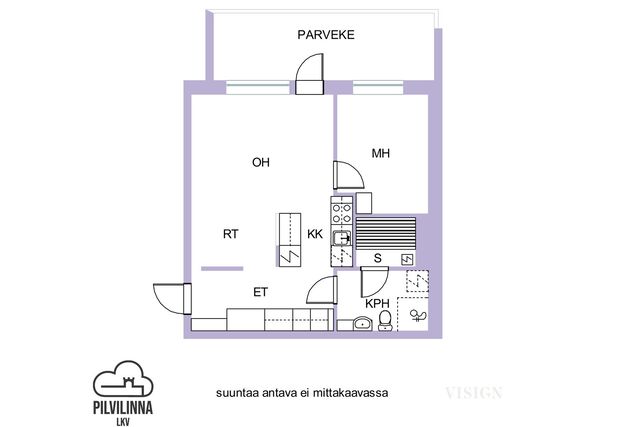 Vuokra-asunto Tornio Suensaari Kaksio