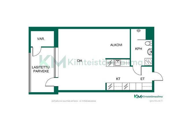 Vuokra-asunto Espoo Olari Yksiö