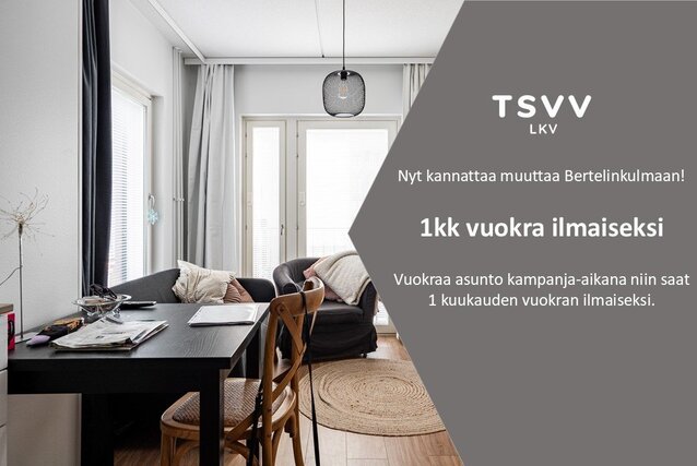 Vuokra-asunto Turku Herttuankulma Kaksio Yleiskuva