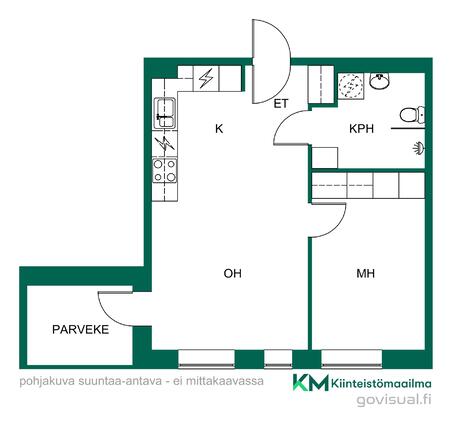 Rental Oulu Taka-Lyötty 2 rooms